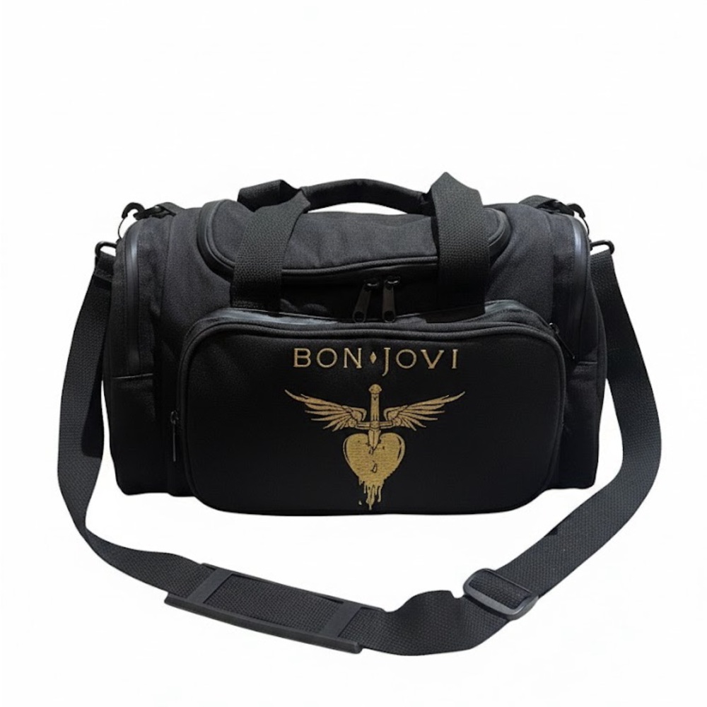 Bon Jovi Canvas Duffle Bag Vintage